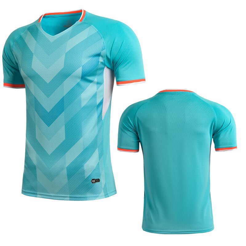 Custom short sleeve sports t-shirt with round collar adult jerseys ...
