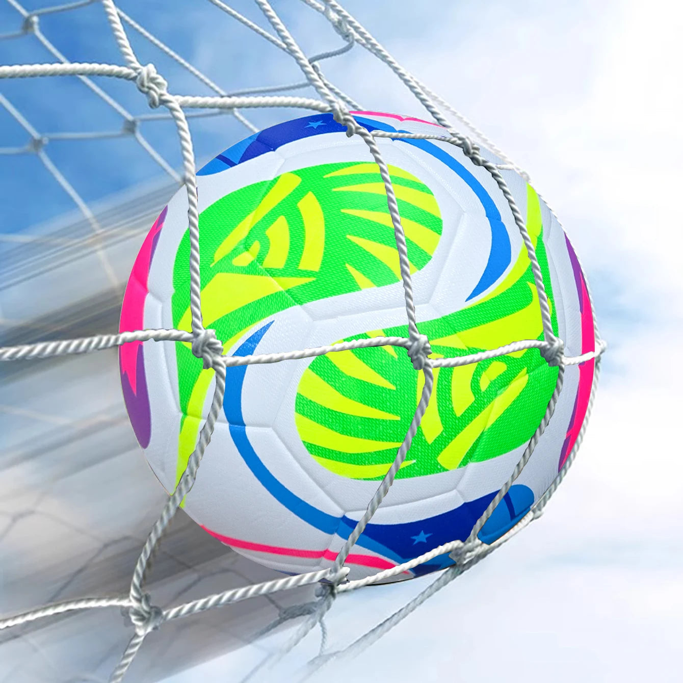 2025 New Style Soccer Ball Thermal Bonding Professional Match Game Football Size 5 PU Leather Authentic Shape