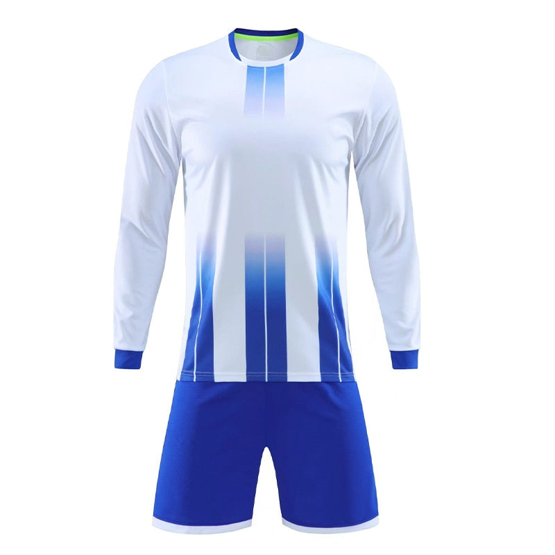 Custom long sleeve soccer jerseys Authentic Shape