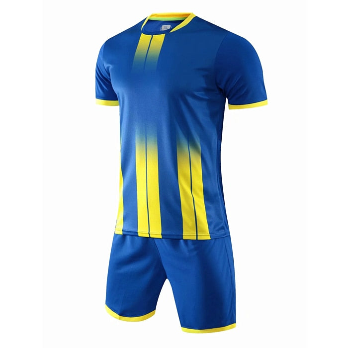 New style Soccer Jersey Set Custom Uniform team Authentic Shape