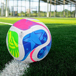 2025 New Style Soccer Ball Thermal Bonding Professional Match Game Football Size 5 PU Leather Authentic Shape