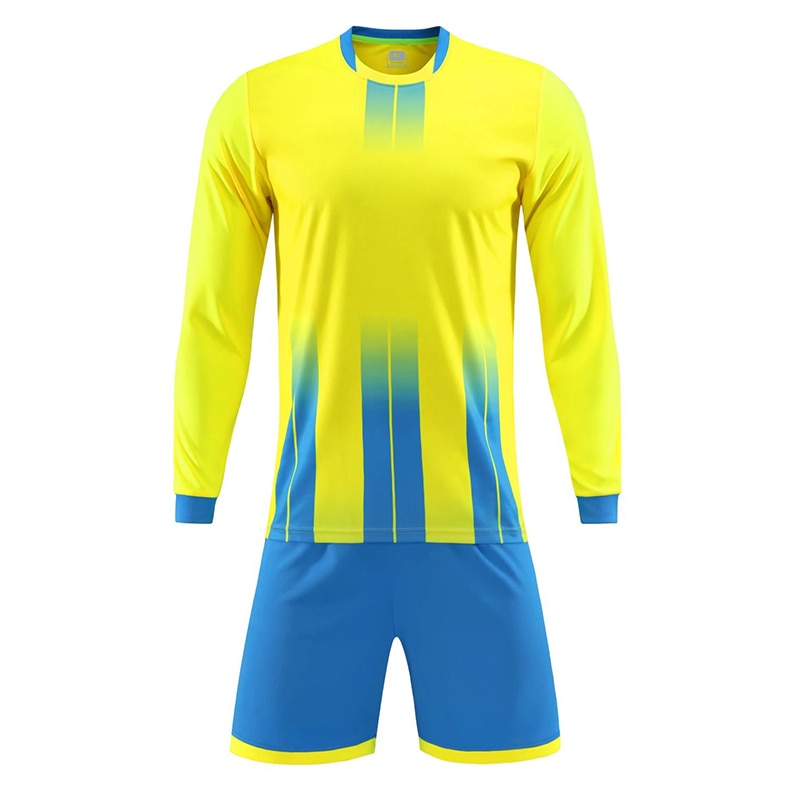 Custom long sleeve soccer jerseys Authentic Shape