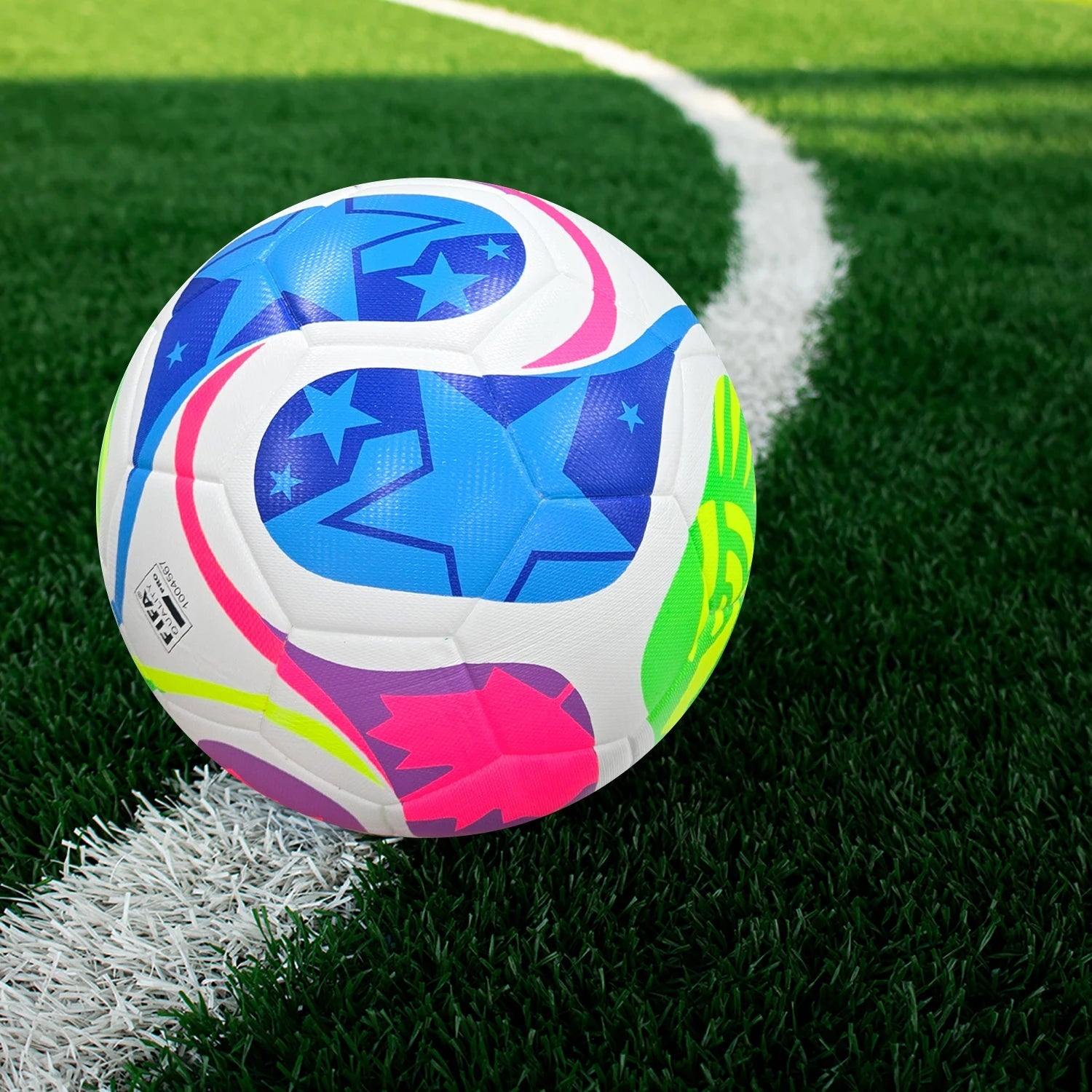 2025 New Style Soccer Ball Thermal Bonding Professional Match Game Football Size 5 PU Leather Authentic Shape