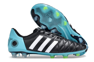 Adidas Adipure 11Pro 2 Remark FG - Core Black/White/Blue Authentic Shape