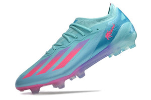 Adidas X Crazyfast.1 Messi FG Bienvenido A Miami - Aqua Blue/Pink/Purle Authentic Shape