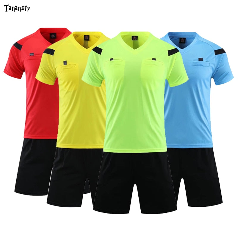 Professional Referee Uniform with Three Pockets Shorts – Authentic Shape