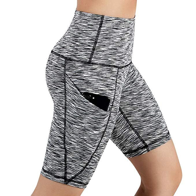 Hight Waist Gym Leggings Women Shorts with Pocket** Authentic Shape