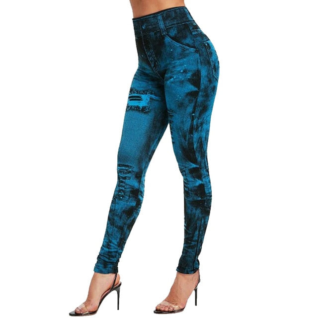 Women Yoga Pants Fitness Sports Leggings High Waist Trousers Authentic Shape