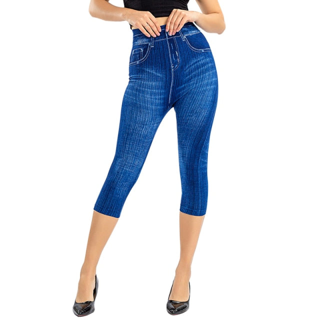 Women Denim Leggings Authentic Shape