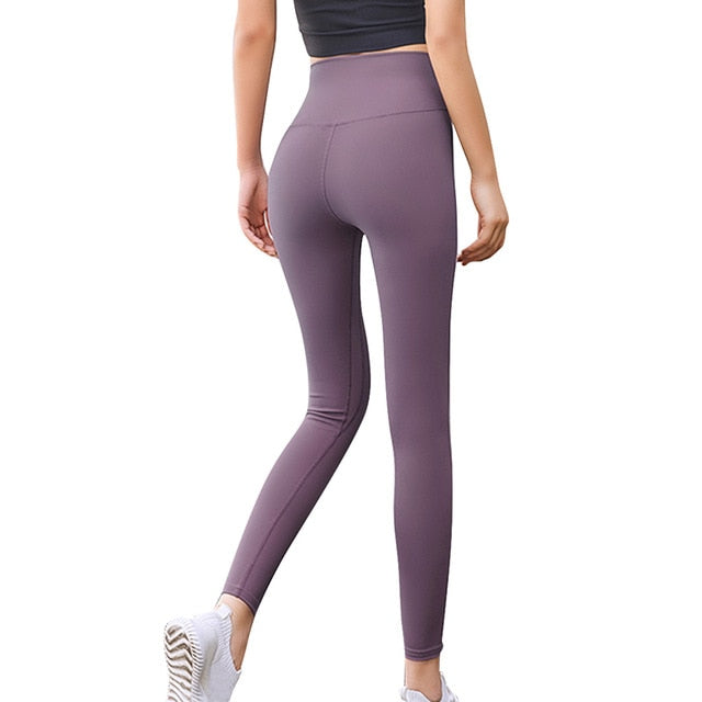 High Waist Legging Pockets Fitness yoga Running Sweat pants Authentic Shape