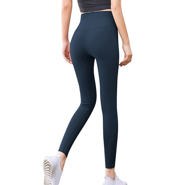 High Waist Legging Pockets Fitness yoga Running Sweat pants Authentic Shape