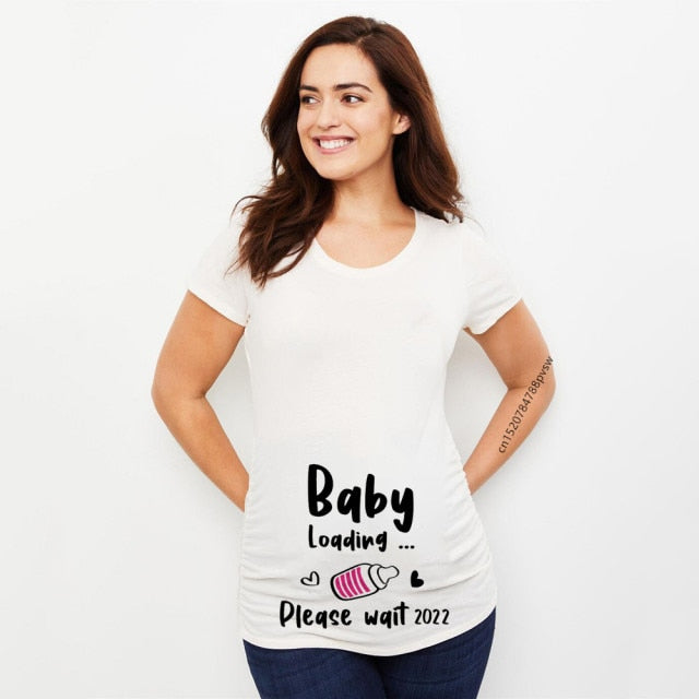 Baby Loading Women Maternity Short  New Mom Authentic Shape