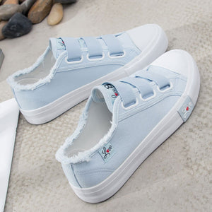 Canvas shoes woman 2021 fashion comfortable vulcanize shoes Authentic Shape