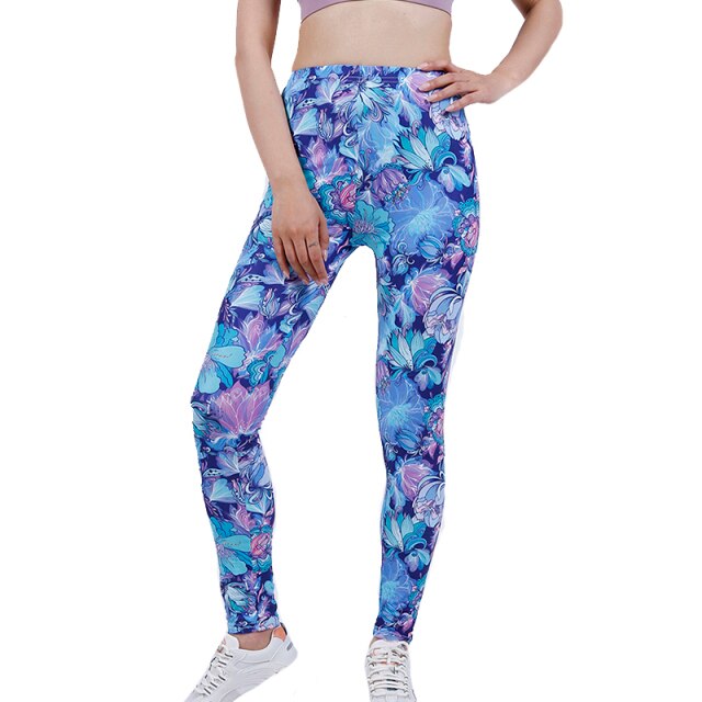 Women High Waist Summer Workout Leggings Elastic Authentic Shape