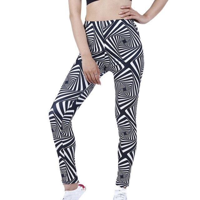 Women High Waist Summer Workout Leggings Elastic Authentic Shape