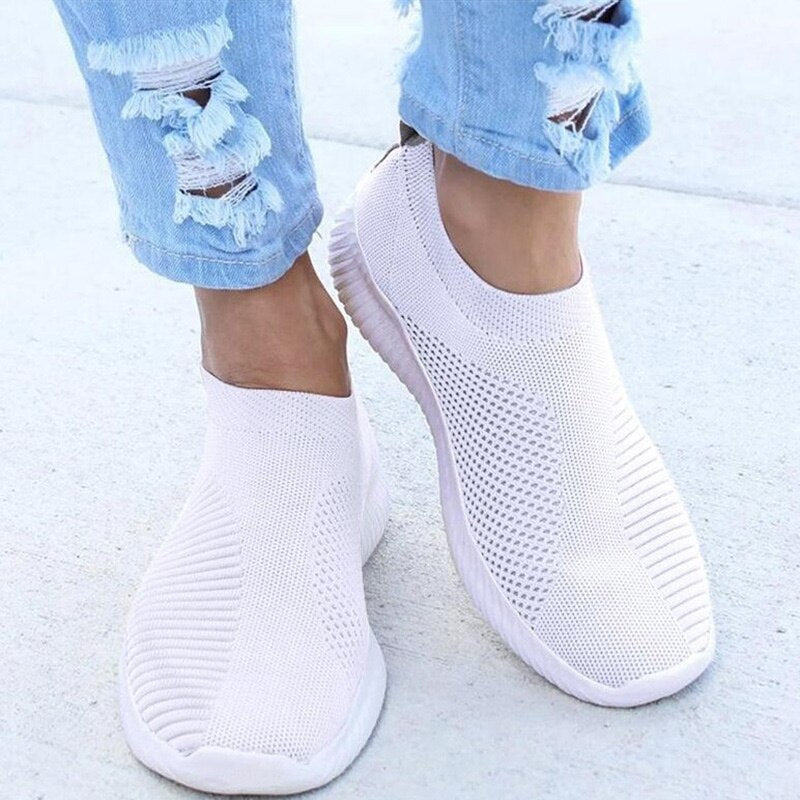 Women Vulcanized Shoes High Quality Sneakers Slip On Women Authentic Shape