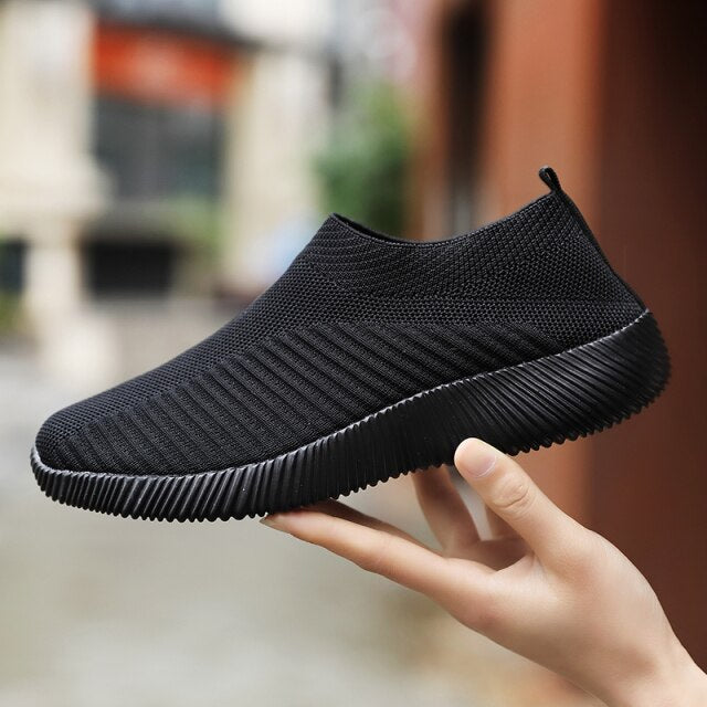 Women Vulcanized Shoes High Quality Sneakers Slip On Women Authentic Shape