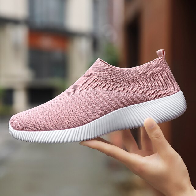 Women Vulcanized Shoes High Quality Sneakers Slip On Women Authentic Shape