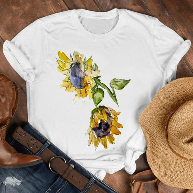 Women Butterfly Floral Elegant Autumn Shirt top Authentic Shape