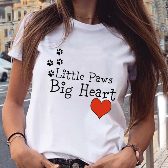 Women Graphic Fashion Short Sleeve Spring Summer Tops Authentic Shape