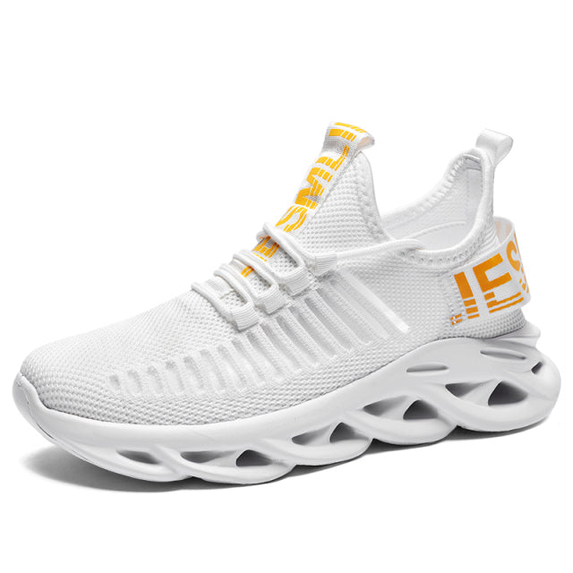 Sneakers Men Shoes Breathable Male Running Shoes High Quality Fashion Unisex Light Athletic Sneakers Women Shoes 2021 Plus Size Authentic Shape