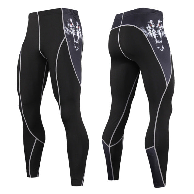 Compression Tights Men Sports Leggings Fitness Sportswear Authentic Shape