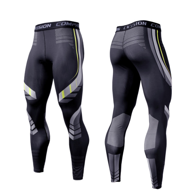 Compression Tights Men Sports Leggings Fitness Sportswear Authentic Shape