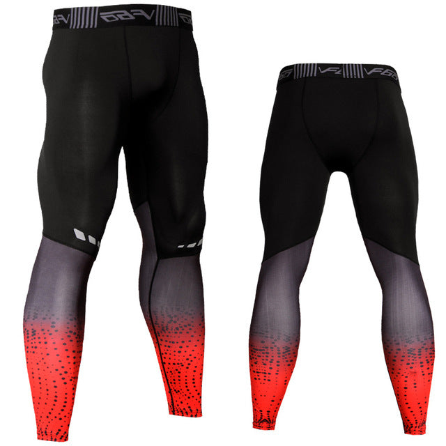 Compression Tights Men Sports Leggings Fitness Sportswear Authentic Shape