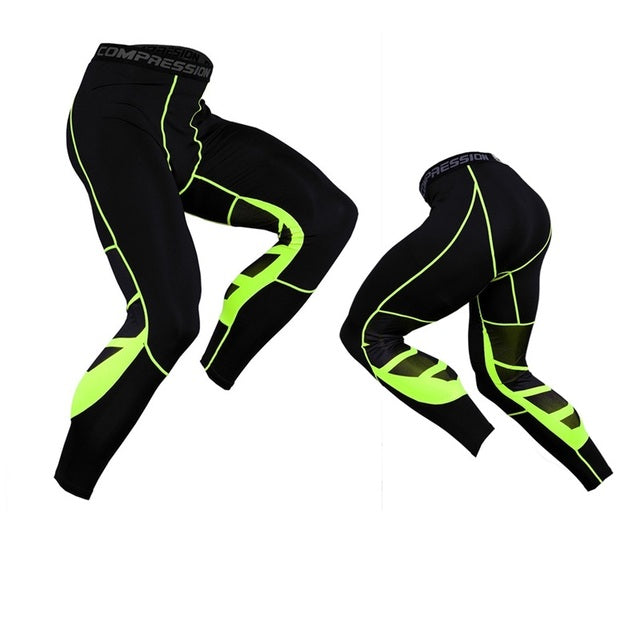 Compression Tights Men Sports Leggings Fitness Sportswear Authentic Shape