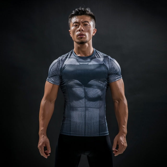 Hot Sale 3D Printed  Comics T-shirt Men Summer Fashion Short Sleeve Tshirt Compression Cosplay Costume Men T Shirt Tops Tees Authentic Shape