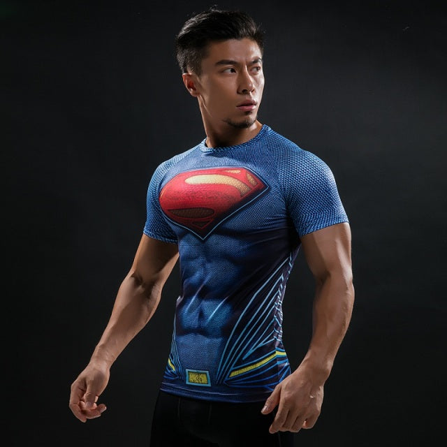 Hot Sale 3D Printed  Comics T-shirt Men Summer Fashion Short Sleeve Tshirt Compression Cosplay Costume Men T Shirt Tops Tees Authentic Shape