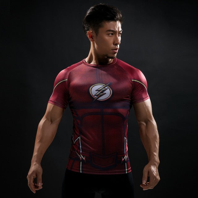 Hot Sale 3D Printed  Comics T-shirt Men Summer Fashion Short Sleeve Tshirt Compression Cosplay Costume Men T Shirt Tops Tees Authentic Shape