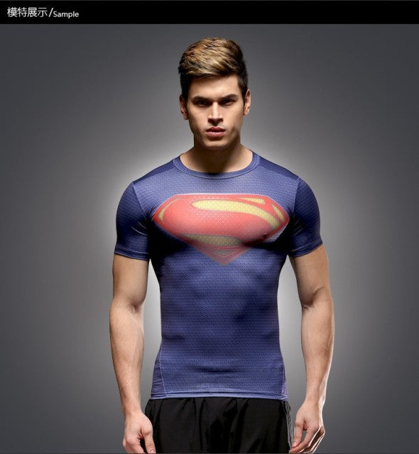 Hot Sale 3D Printed  Comics T-shirt Men Summer Fashion Short Sleeve Tshirt Compression Cosplay Costume Men T Shirt Tops Tees Authentic Shape