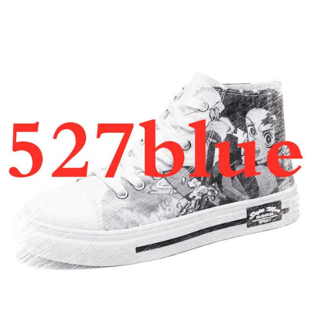 Unisex Anime Shoes Streetwear Cosplay Sneakers Authentic Shape