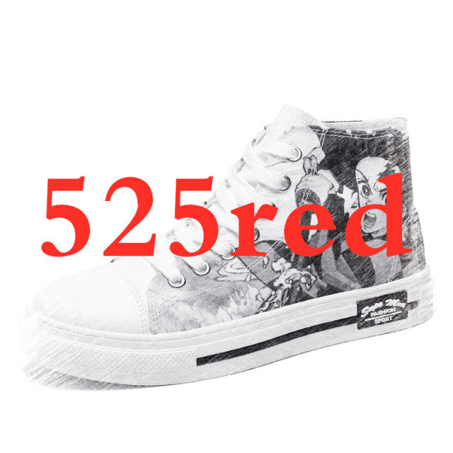 Unisex Anime Shoes Streetwear Cosplay Sneakers Authentic Shape