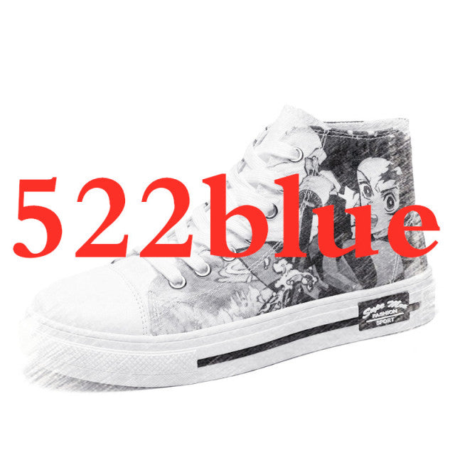 Unisex Anime Shoes Streetwear Cosplay Sneakers Authentic Shape