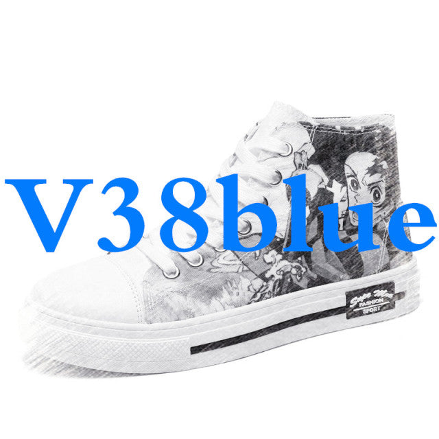 Unisex Anime Shoes Streetwear Cosplay Sneakers Authentic Shape