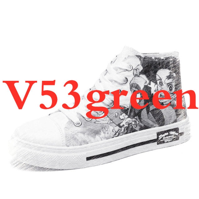 Unisex Anime Shoes Streetwear Cosplay Sneakers Authentic Shape