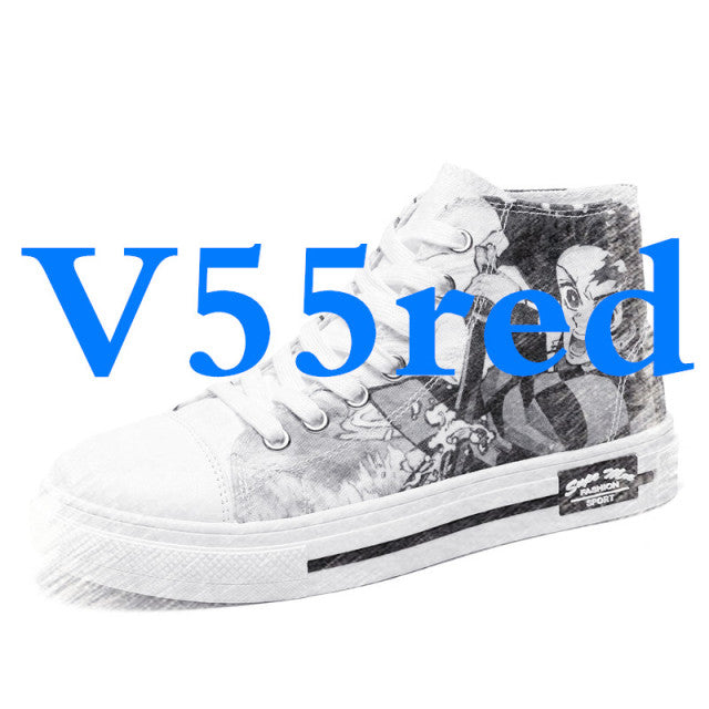 Unisex Anime Shoes Streetwear Cosplay Sneakers Authentic Shape