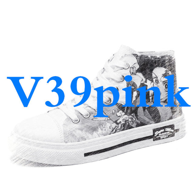 Unisex Anime Shoes Streetwear Cosplay Sneakers Authentic Shape