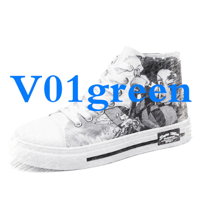 Unisex Anime Shoes Streetwear Cosplay Sneakers Authentic Shape