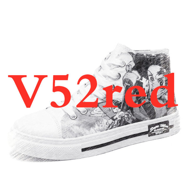 Unisex Anime Shoes Streetwear Cosplay Sneakers Authentic Shape