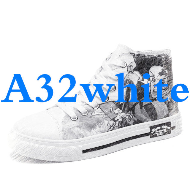 Unisex Anime Shoes Streetwear Cosplay Sneakers Authentic Shape