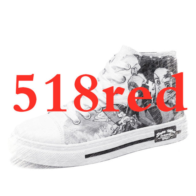 Unisex Anime Shoes Streetwear Cosplay Sneakers Authentic Shape