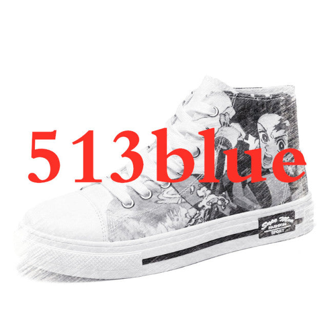 Unisex Anime Shoes Streetwear Cosplay Sneakers Authentic Shape