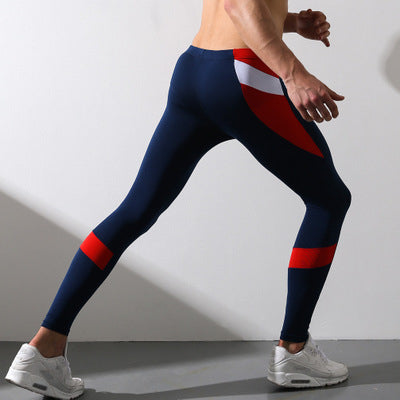 Mens Leggings for Running, Sports, Gym Thin flees winter thermal tightsce Authentic Shape