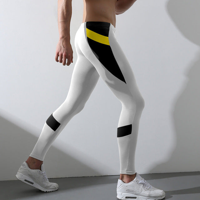 Mens Leggings for Running, Sports, Gym Thin flees winter thermal tightsce Authentic Shape