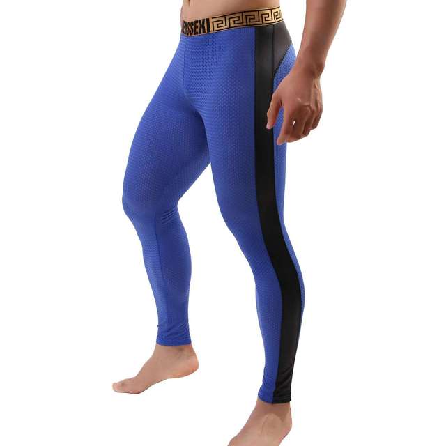 Breathable Mesh Mens Compression Leggins for sports Gym and training Authentic Shape