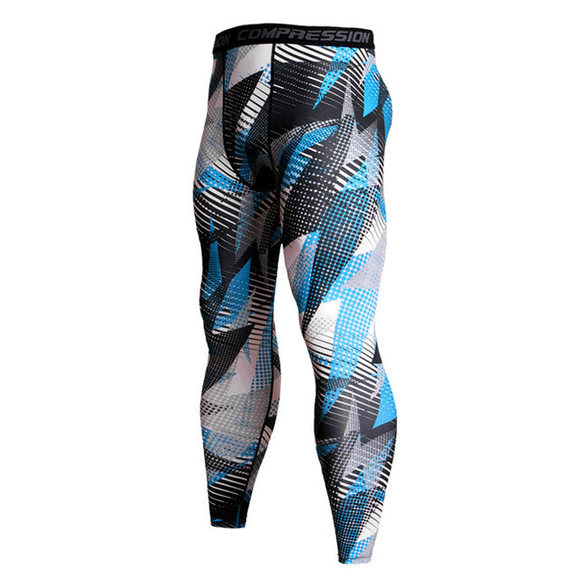 Gym Running Compression Tights Men Fitness Sportswear Authentic Shape