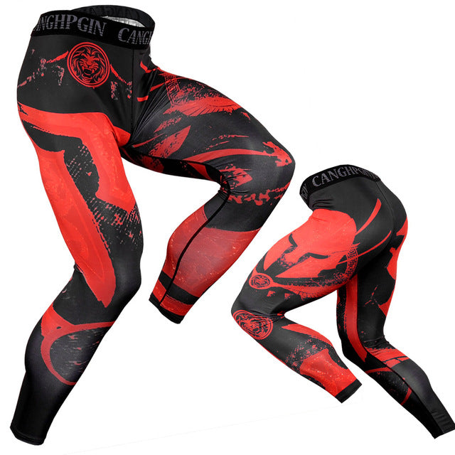 Compression Men Running Tights Tights Sport Gym Fitness Training Authentic Shape